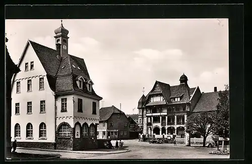 AK Georgenthal i. Thür., FDGB-Heim und HO-Gaststätte Deutscher Hof