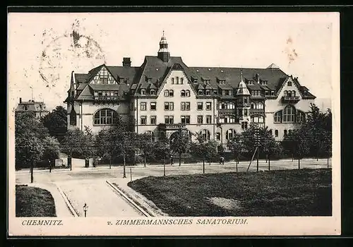 AK Chemnitz, v. Zimmermannsches Sanatorium