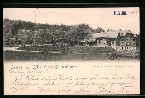 AK Vesser, Gasthaus Adlersberg-Stutenhaus