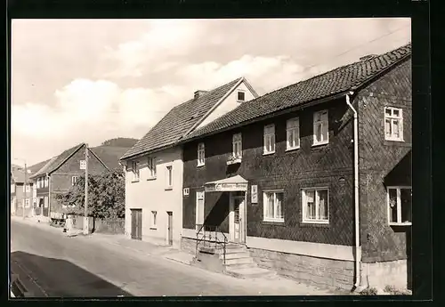 AK Sachsenbrunn /Th., Gaststätte Werratal (Gebäude)