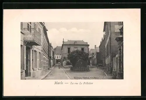 AK Marle, La Rue Le Pelletier