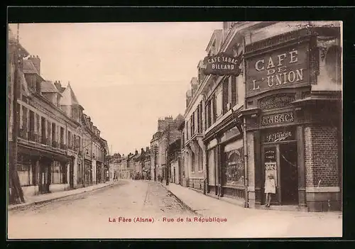 AK La Fère, Rue de la République