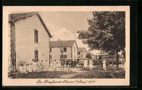 AK Sissonne, Im Kriegslazarett