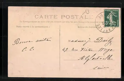 AK La Capelle, La Grande Rue