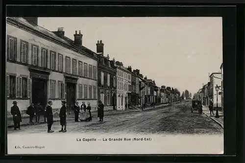 AK La Capelle, La Grande Rue