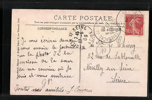 AK La Capelle, La Grande Rue