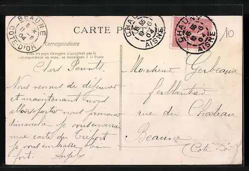 AK Chauny, La Rue du Pont Royal