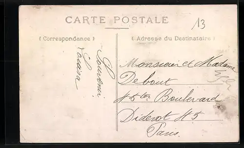 AK Coincy, Rue de Bordeaux