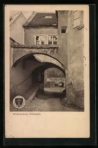 AK Deutscher Schulverein Nr. 510: Klosterneuburg, Fischergasse