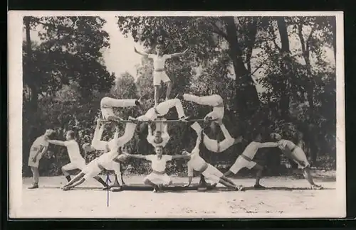 Foto-AK Turner bei Pyramide am Barren