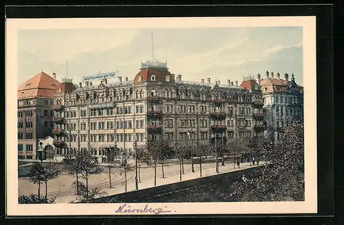 AK Nürnberg, Hotel Württemberger Hof, Neubau 1913