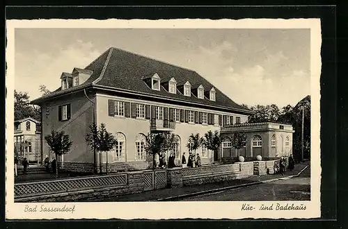 AK Bad Sassendorf /Kreis Soest, Kur- und Badehaus