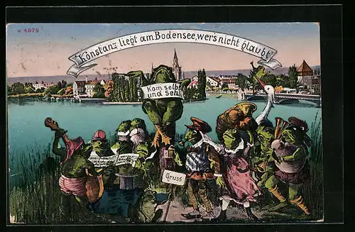 AK Konstanz, Frösche laden zu einem Besuch