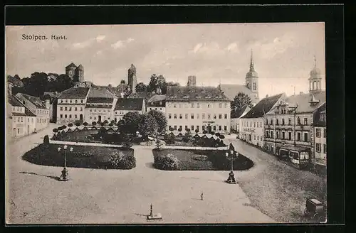 AK Stolpen, Strassenpartie am Markt