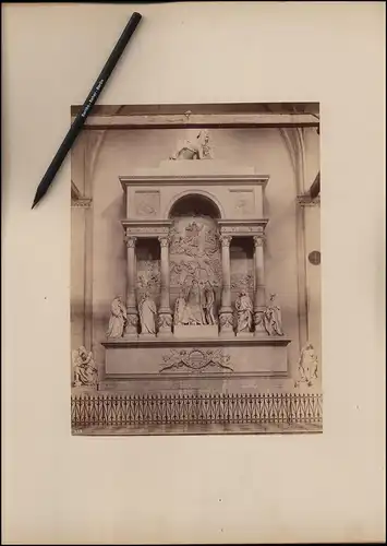 Fotografie unbekannter Fotograf, Ansicht Venedig - Venezia, Monumento Tiziano
