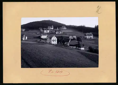 Fotografie Brück & Sohn Meissen, Ansicht Bärenfels, Total-Ansicht der Ortschaft