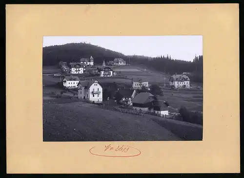 Fotografie Brück & Sohn Meissen, Ansicht Bärenfels, Gesamtansicht des Ortes