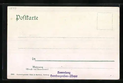 AK Hamburg-Rothenburgsort, Gasthaus Paul Bock`s Etablissement