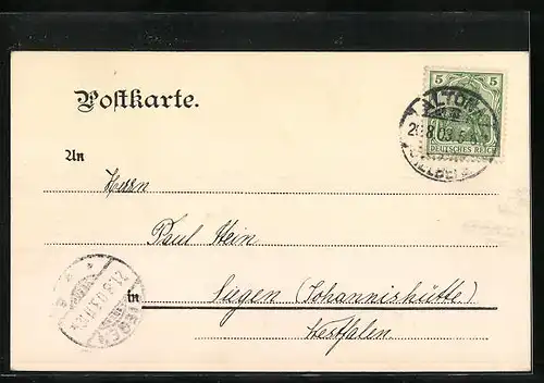 AK Hamburg-Neustadt, Am Jungfernstieg mit Geschäft u. Strassenbahn