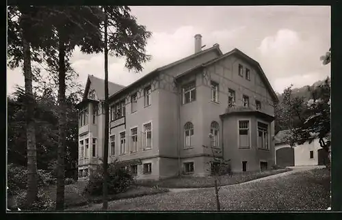 AK Waldheim /Sa., FDGB-Erholungsheim (Gebäude)