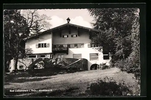 AK Bad Liebenstein /Th., Klubhaus II