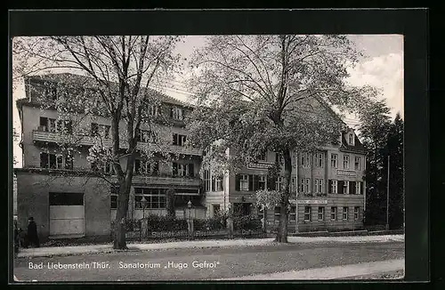 AK Bad Liebenstein /Th., Sanatorium Hugo Gefroi