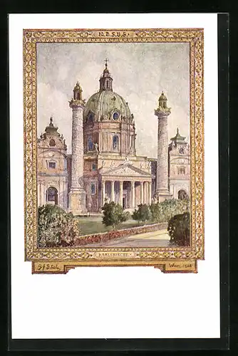 Künstler-AK Wien, 10. Deutsches Sängerbundesfest 1928