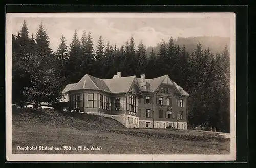 AK Schmiedefeld a. Rennsteig, Burghotel Stutenhaus am Adlersberg