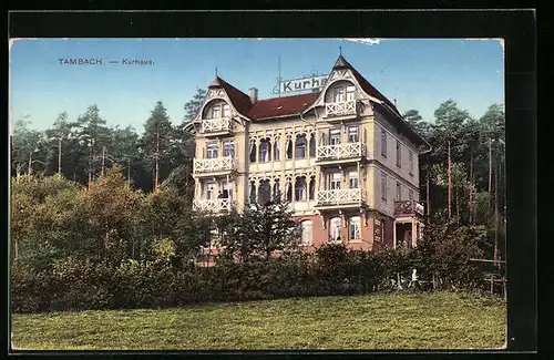 AK Tambach, Blick auf das Kurhaus