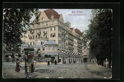 AK Bad Elster, Palast-Hotel Wettiner Hof