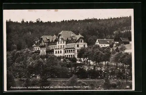 AK Mühlhausen i. Vogtld., Genesungsheim der Ortskrankenkasse Plauen