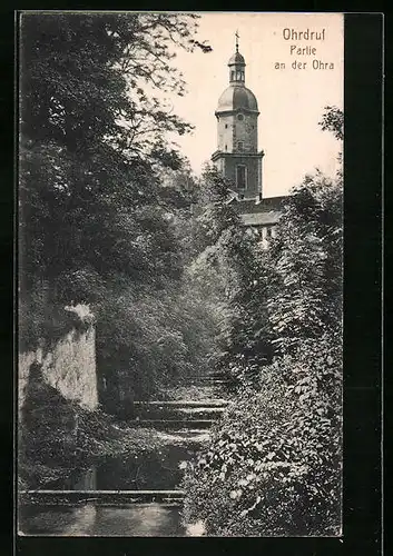 AK Ohrdruf, Partie an der Ohra