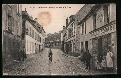 AK Condé-en-Brie, Grande Rue