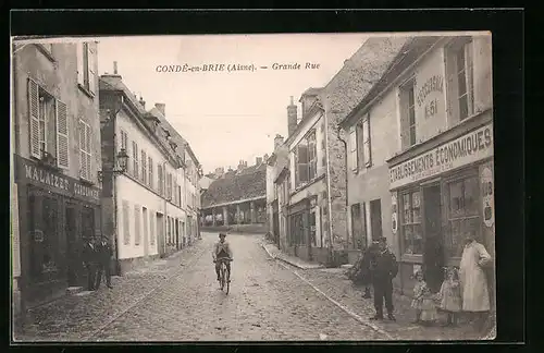 AK Condé-en-Brie, Grande Rue, Etablissements Economiques