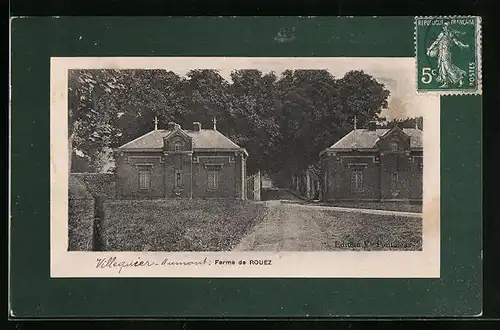 AK Rouez, Ferme, Eingang zum Landgut