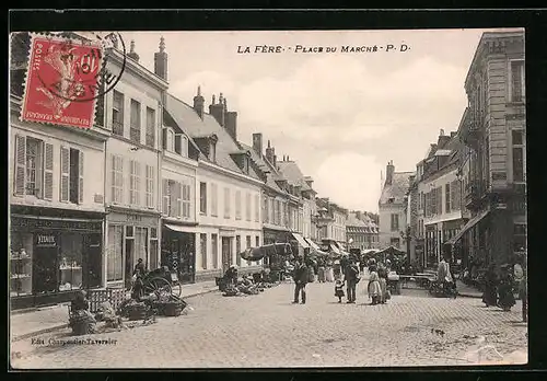 AK La Fère, Place du Marché