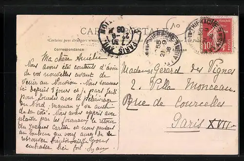 AK Le Nouvion, Rue de la Croix