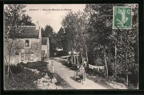AK Breny, Rue du Moulin du Rédon