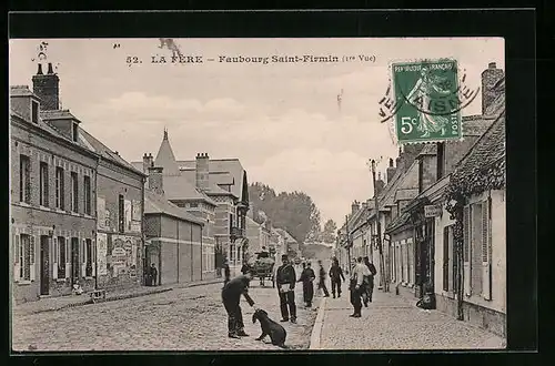 AK La Fère, Faubourg Saint-Firmin