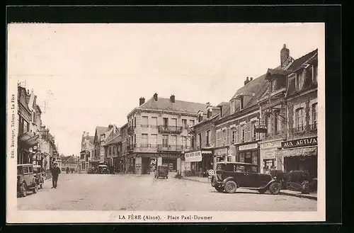 AK La Fère, Place Paul-Doumer