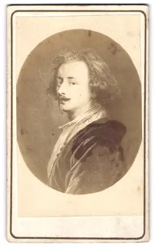 Fotografie unbekannter Fotograf und Ort, Portrait Maler Anthonis van Dyck im Portrait