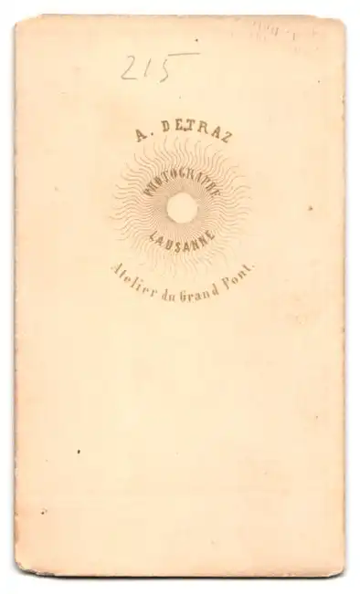 Fotografie A. Detraz, Lausanne, Schweizer Maler Jakob Bryner an Staffelei beim malen einer seiner Bilder, Kleinmeister 1