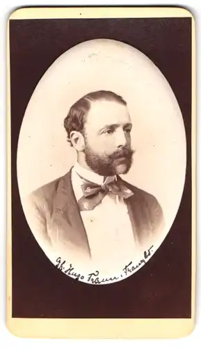 Fotografie C. R. v. Sternfeld, Franzensbad, Portrait Graf Hugo von Abensperg und Traun, öster. Hofbeamter und Diplomat