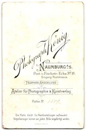 Fotografie C. König, Naumburg a. S., zwei niedliche Kinder in dunklen Kleidern, sitzend im Weidenkorb