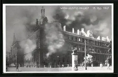 AK Wien, Brand im Justiz-Palast 1927