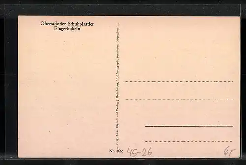 AK Oberstdorfer Schuhplattler beim Fngerhakeln