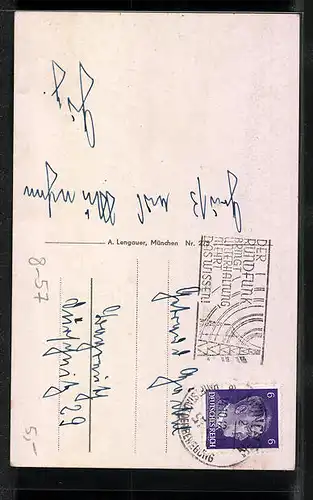 AK Münchner Kindl mit Bierkrug