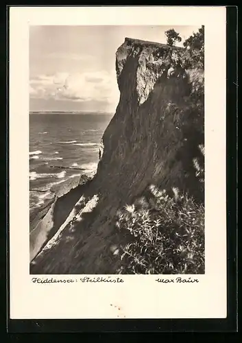 Foto-AK Max Baur: Heidensee, Steilküste