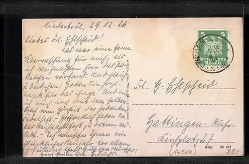 AK Niederbröl, Ortspartie mit Kindern