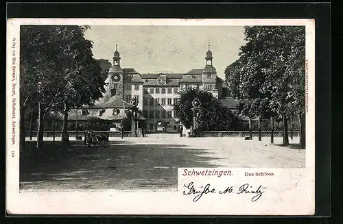 AK Schwetzingen, Schloss, Eingang